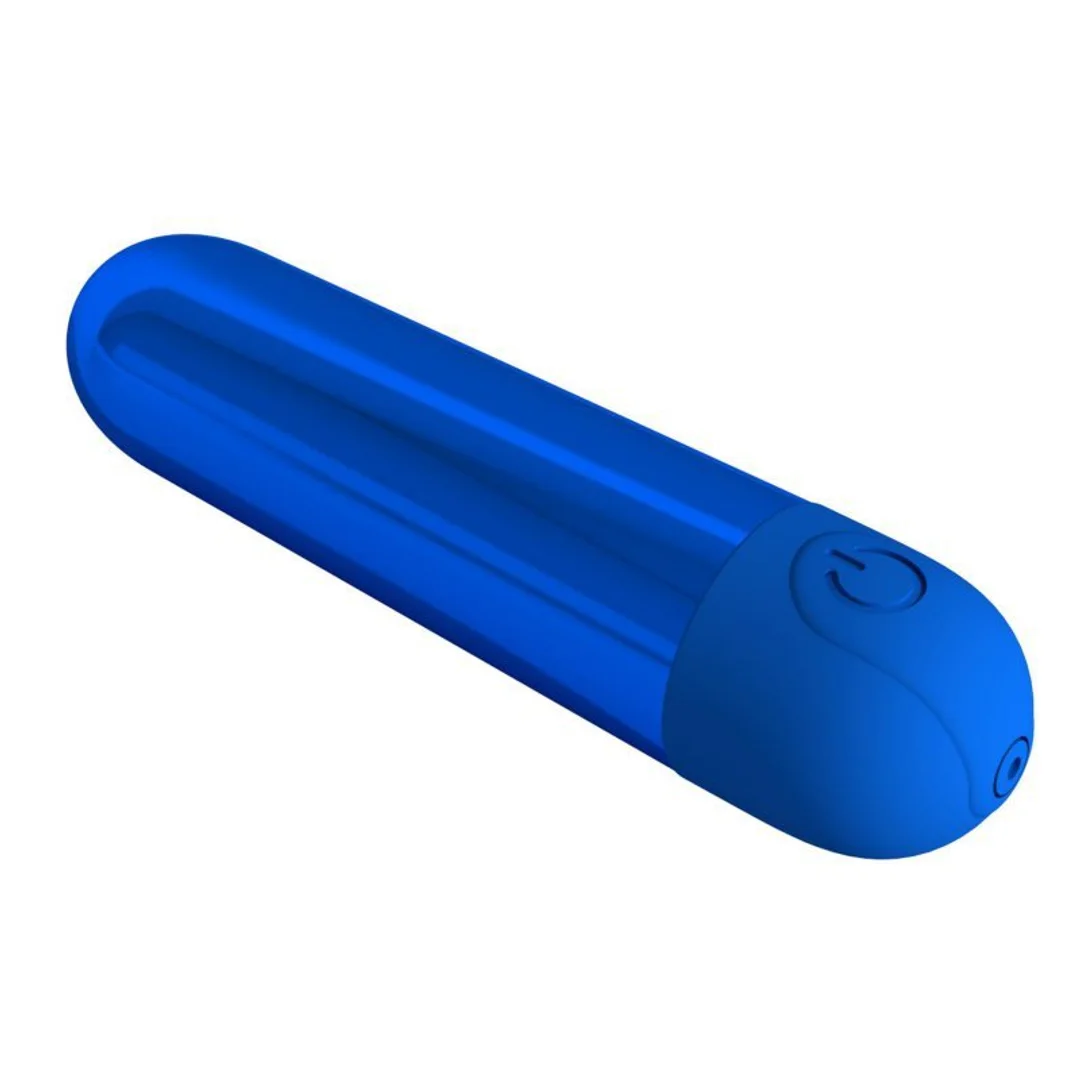 Pretty Love Kiwi - Rechargeable Bullet Vibrator - Blue — zdjęcie 4