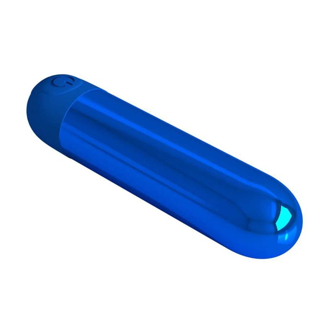 Pretty Love Kiwi - Rechargeable Bullet Vibrator - Blue — zdjęcie 5
