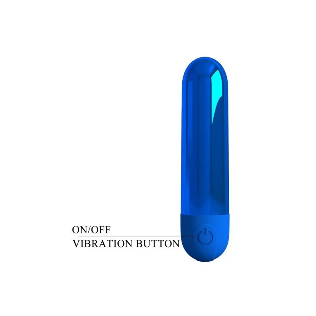 Pretty Love Kiwi - Rechargeable Bullet Vibrator - Blue — zdjęcie 7