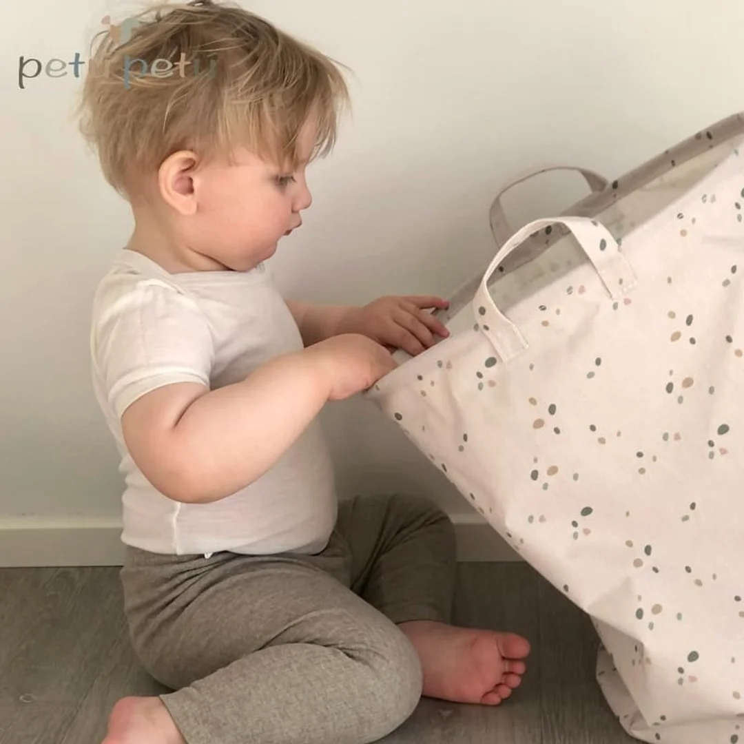 Petú Petú kosz na zabawki pojemnik XXL Dots