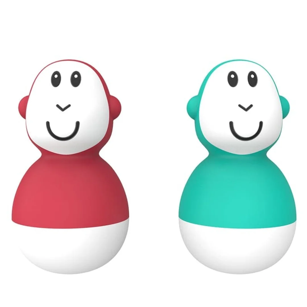 Matchstick Monkey zabawki do kąpieli kiwaczki Małpki Green &