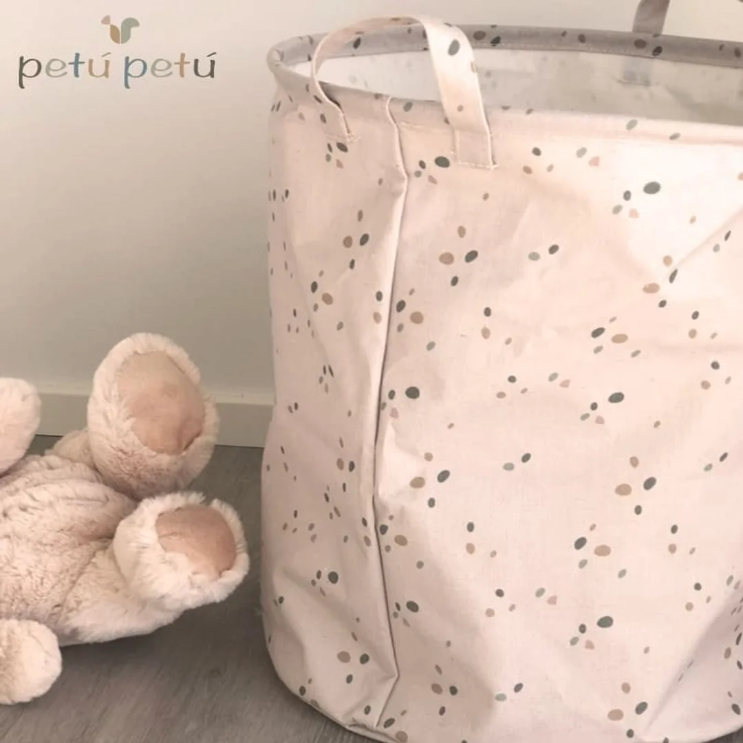 Petú Petú kosz na zabawki pojemnik XXL Dots
