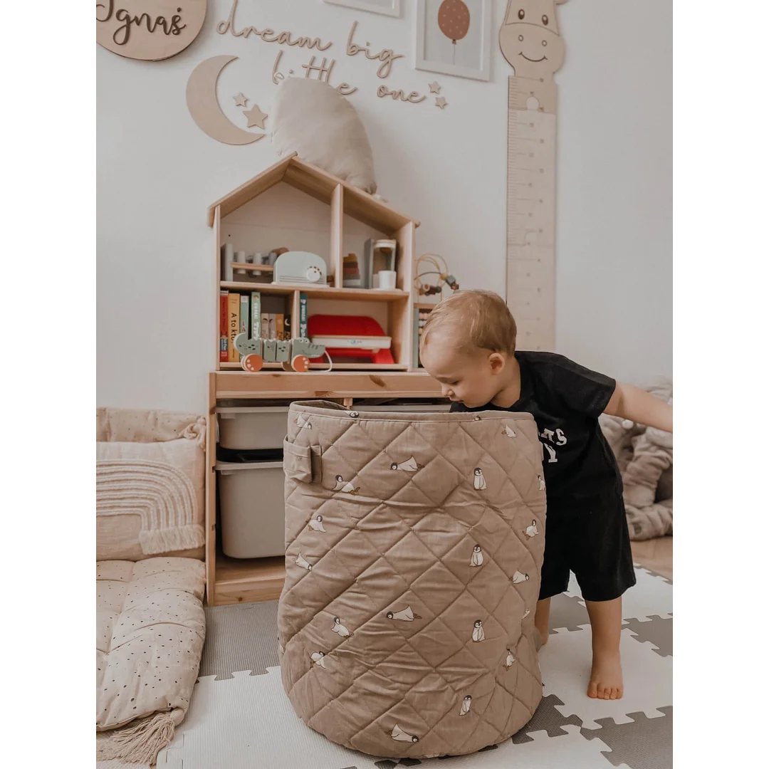 Petú Petú pojemnik na zabawki pikowany XXL Teddy