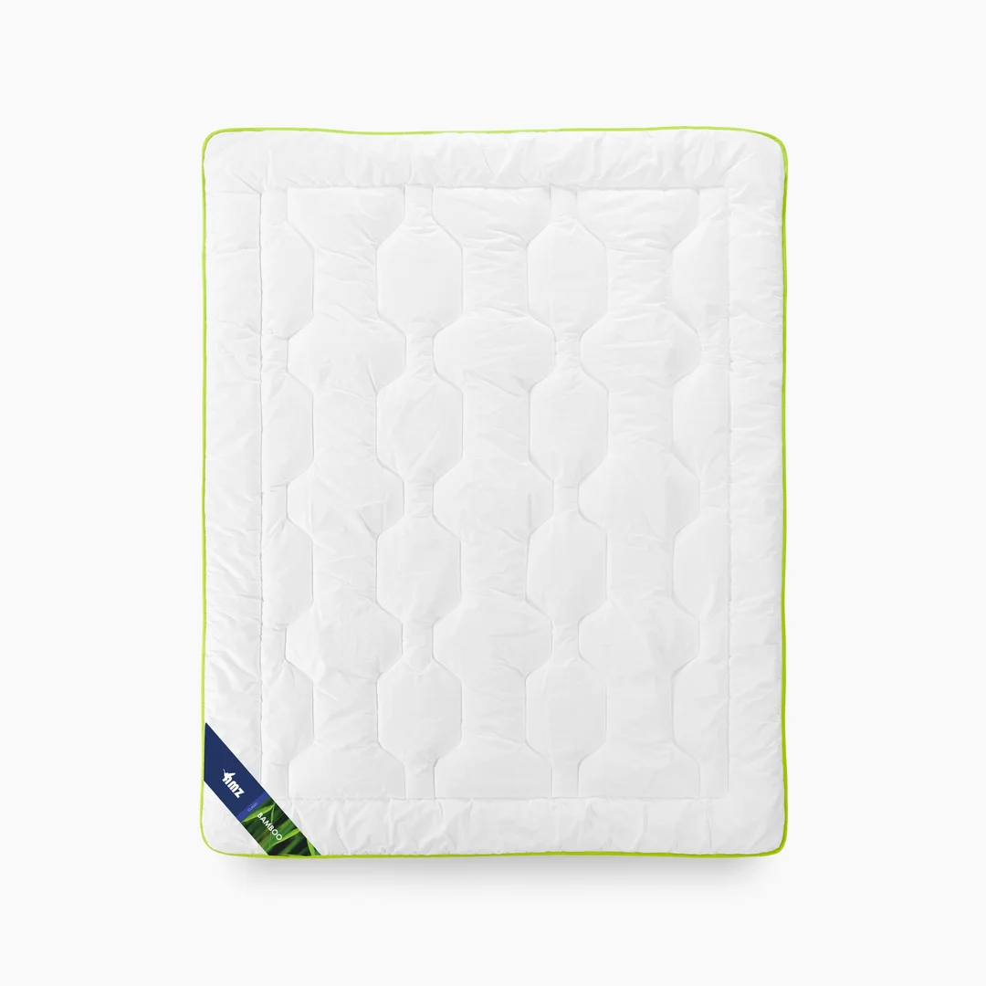 Kołdra antyalergiczna 155x200 Bamboo duo 1400 g biała AMZ