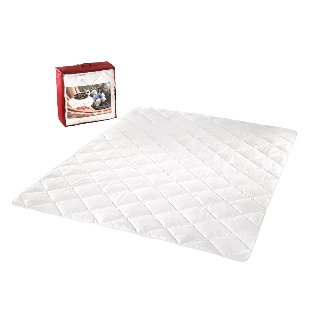 Kołdra bawełniana 160x200 Imperial 0,90 kg biała AMW