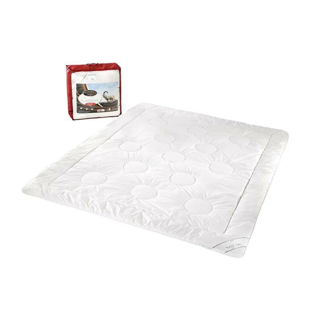 Kołdra wełniana 140x200 Imperial Cashmir biała AMW