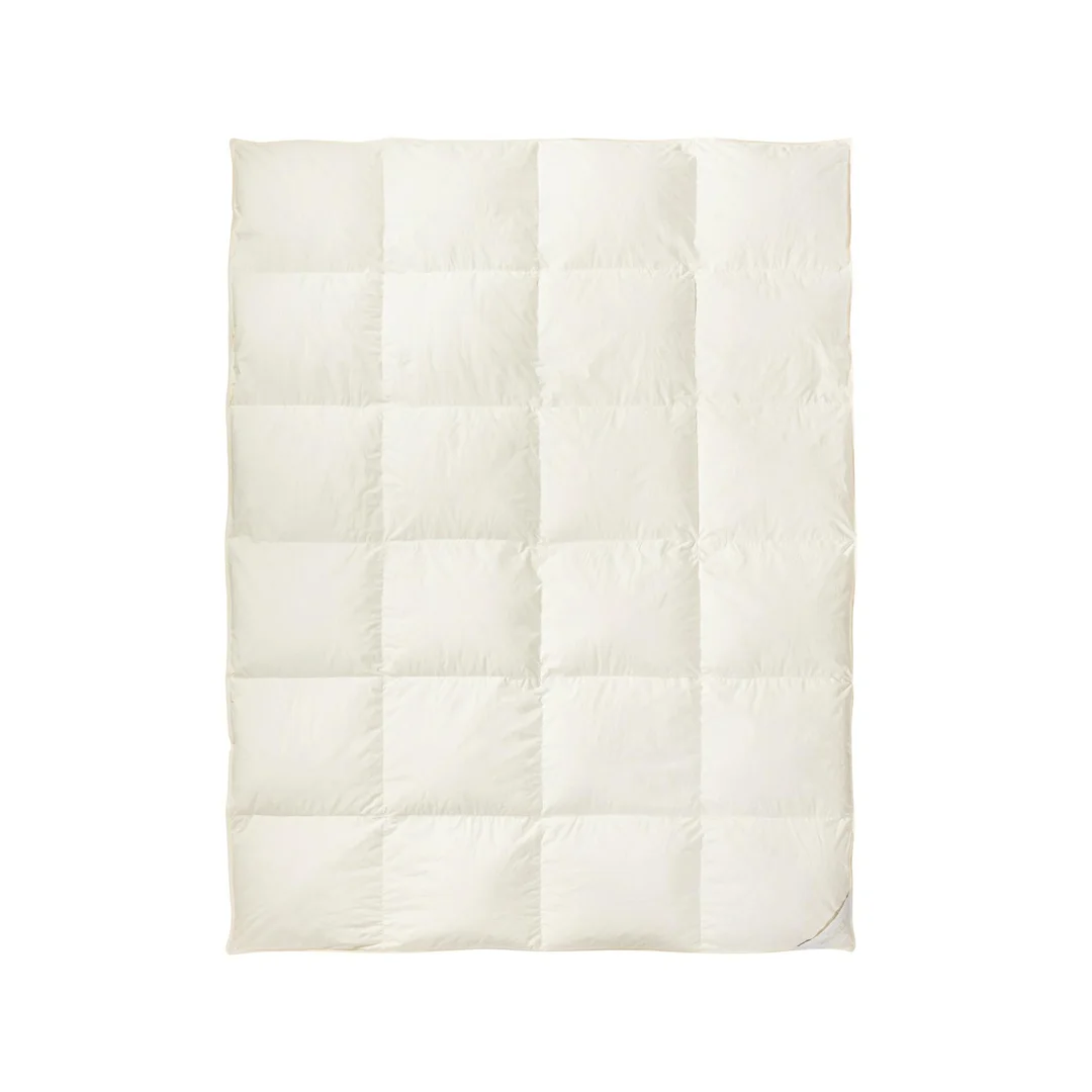 Kołdra z puchu 70% 200x220 Standardowa 1700g kremowa Piórex