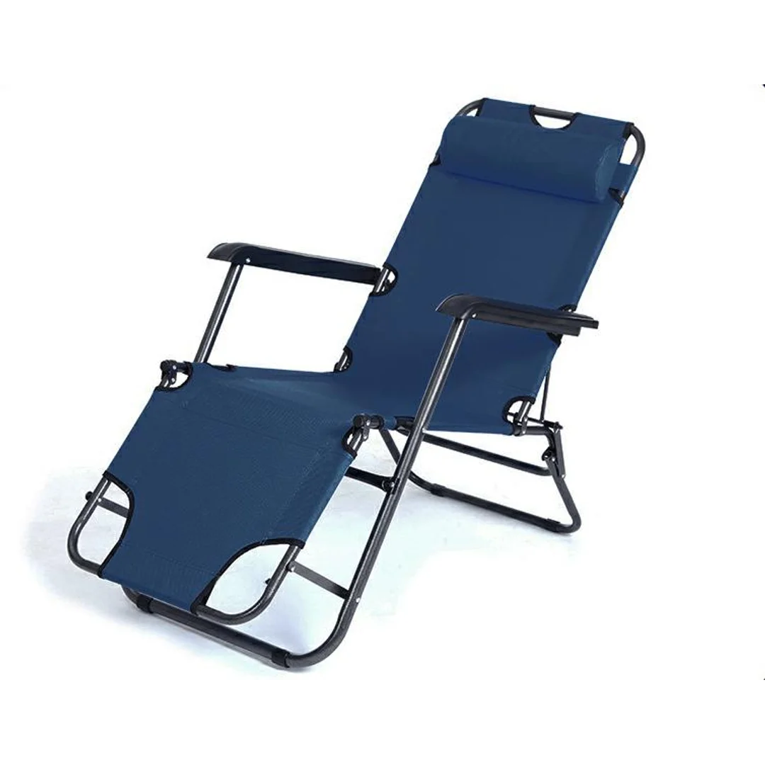 Leżak Fotel ogrodowy 153x60x80 ISWING COMFORT granatowy Domarex
