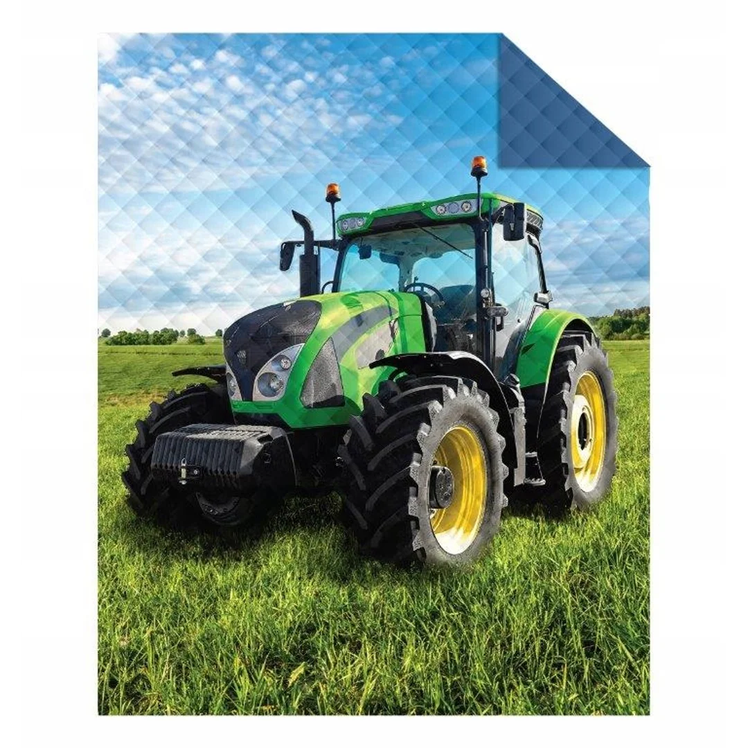 Narzuta młodzieżowa Holland 170x210 K 93 traktor dwustronna dekoracyjna na łóżko pikowana 13