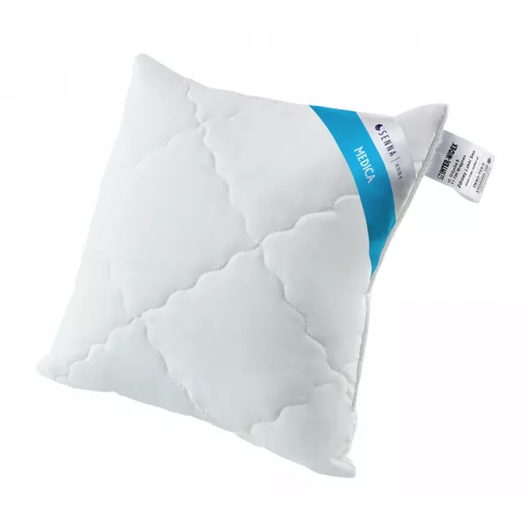 Poduszka antyalergiczna 40x40 Medica z zamkiem biała 250g Inter Widex