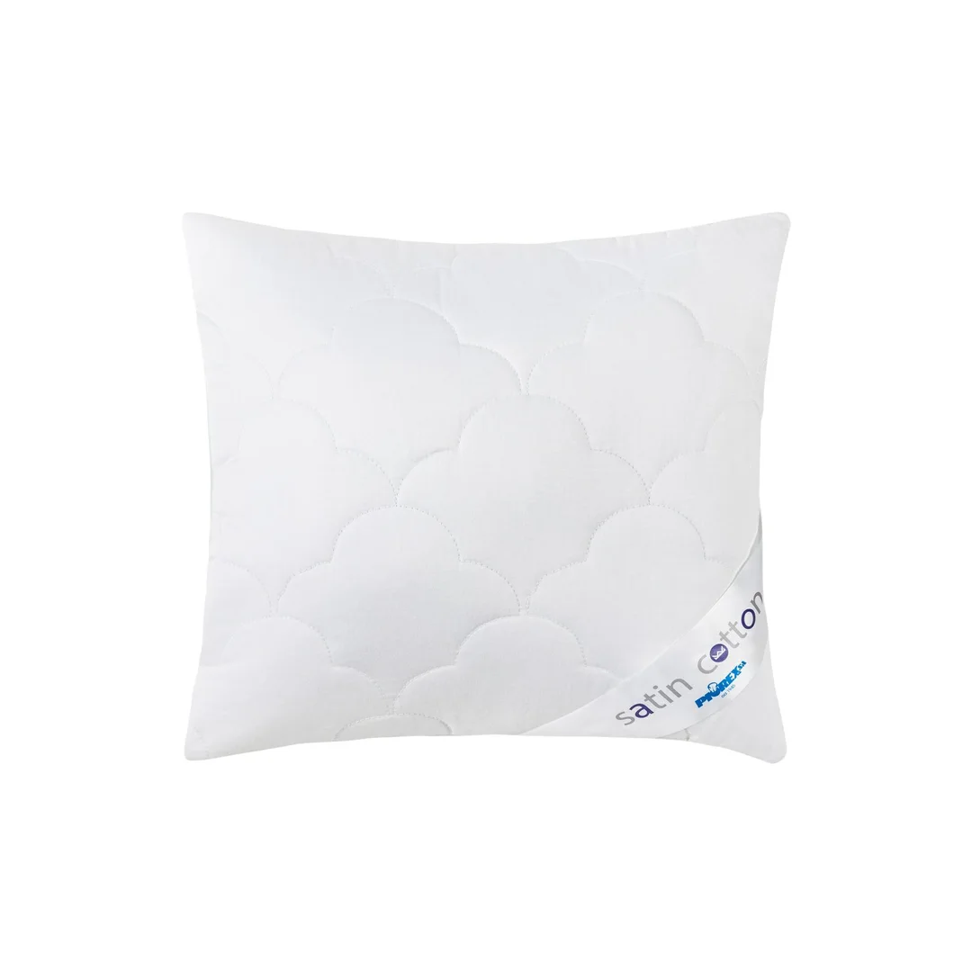 Poduszka antyalergiczna 40x40 Satin Cotton 180g biała Piórex