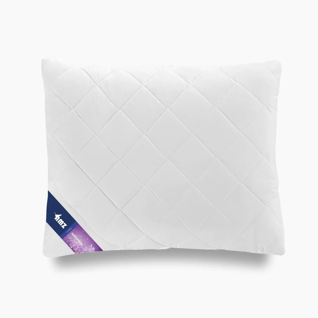 Poduszka antyalergiczna 40x60 Mikrofibra pikowana plus 350g biała AMZ