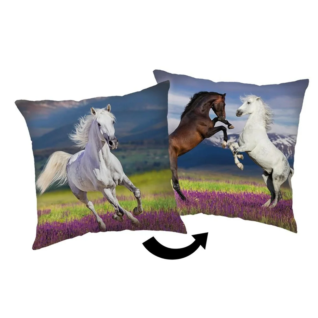 Poduszka dekoracyjna 40x40 Koń Konie Horse 02 JF24