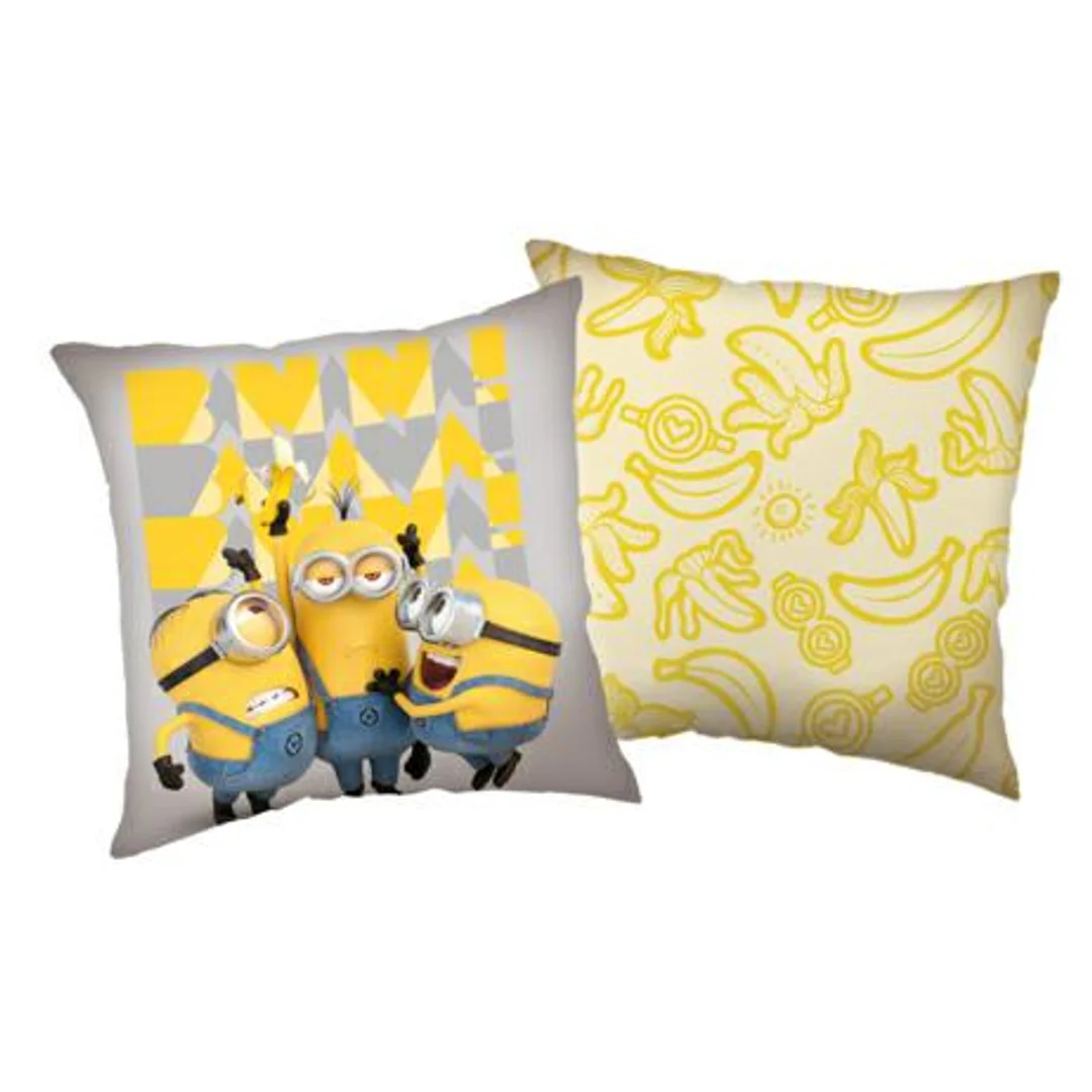 Poduszka dekoracyjna 40x40 Minionki Szalony nastrój żółta JF24