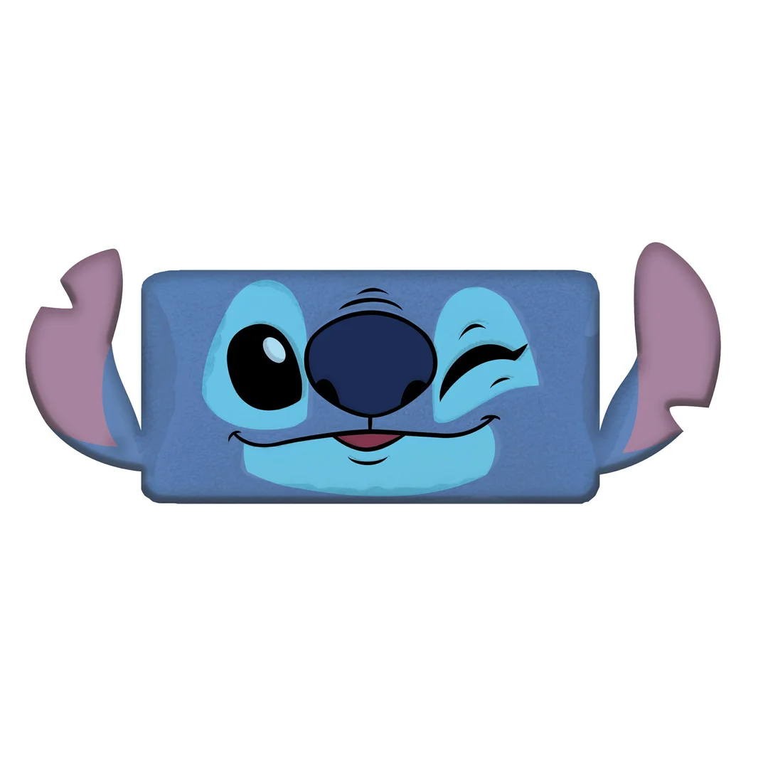 Poduszka dziecięca Lilo i Stitch niebieska 27x45 kształtka przytulanka