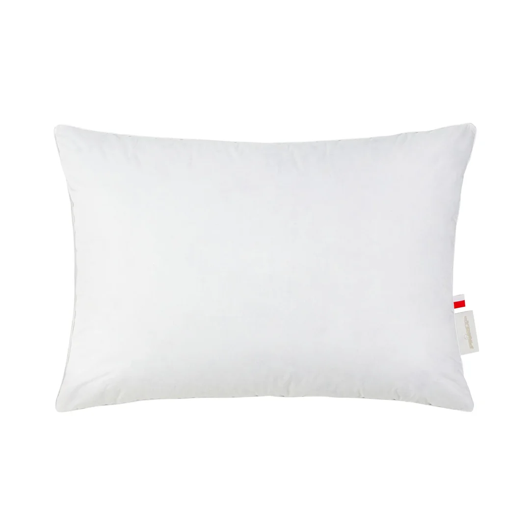 Poduszka z puchu 90% 50x70 3 komorowa 720g + 110g biała Piórex