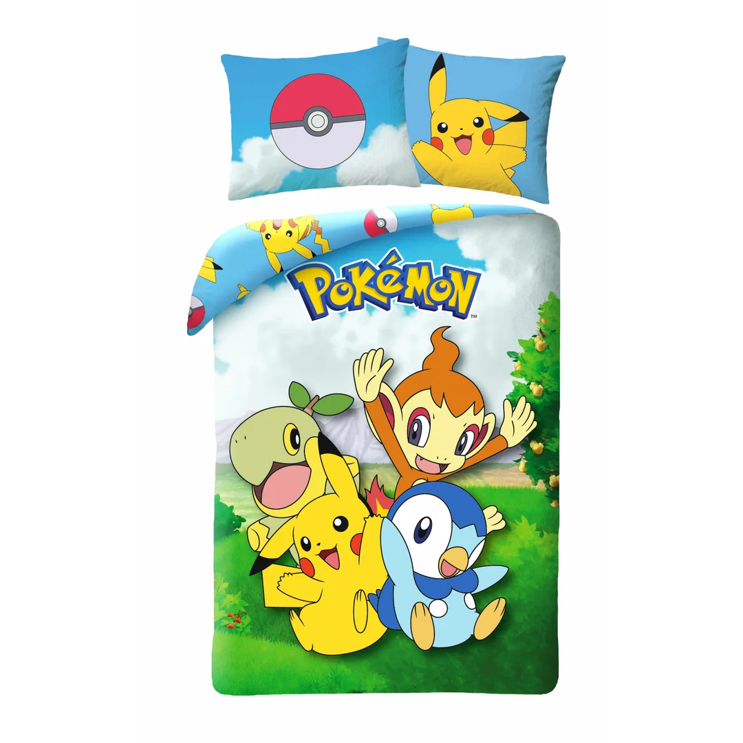 Pościel bawełniana 140x200 Pokemon poszewka 70x90 Kids 12 Halantex