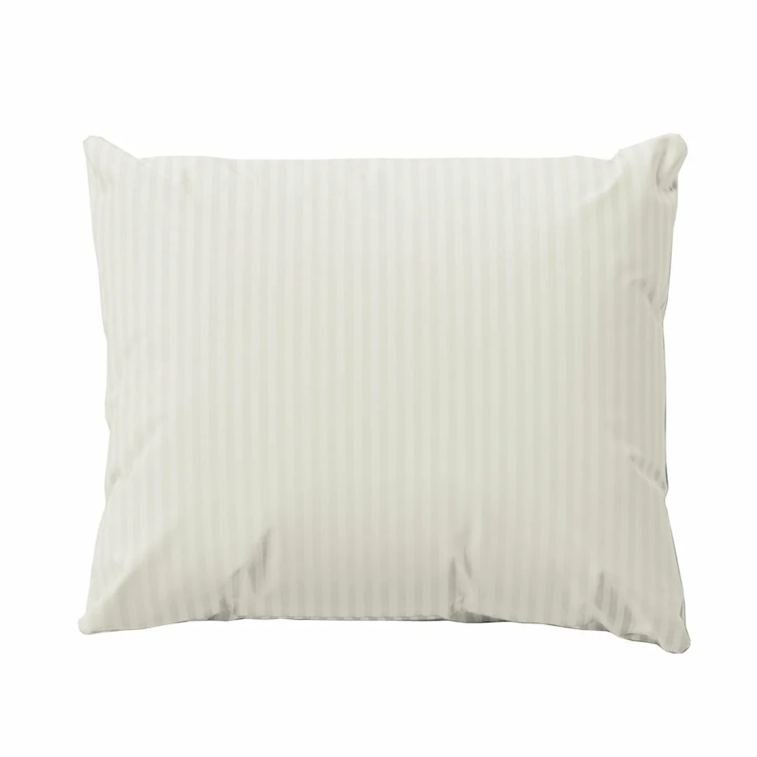 Poszewka adamaszkowa 50x60 ekri jednobarwna paski 1 cm Pure