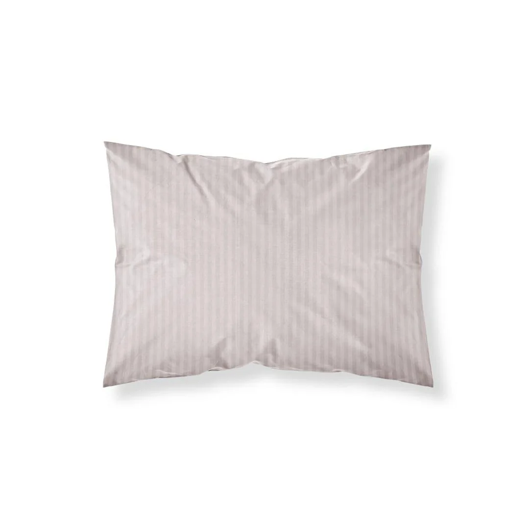 Poszewka adamaszkowa 50x60 pudrowa różowa jednobarwna paski 1 cm Pure