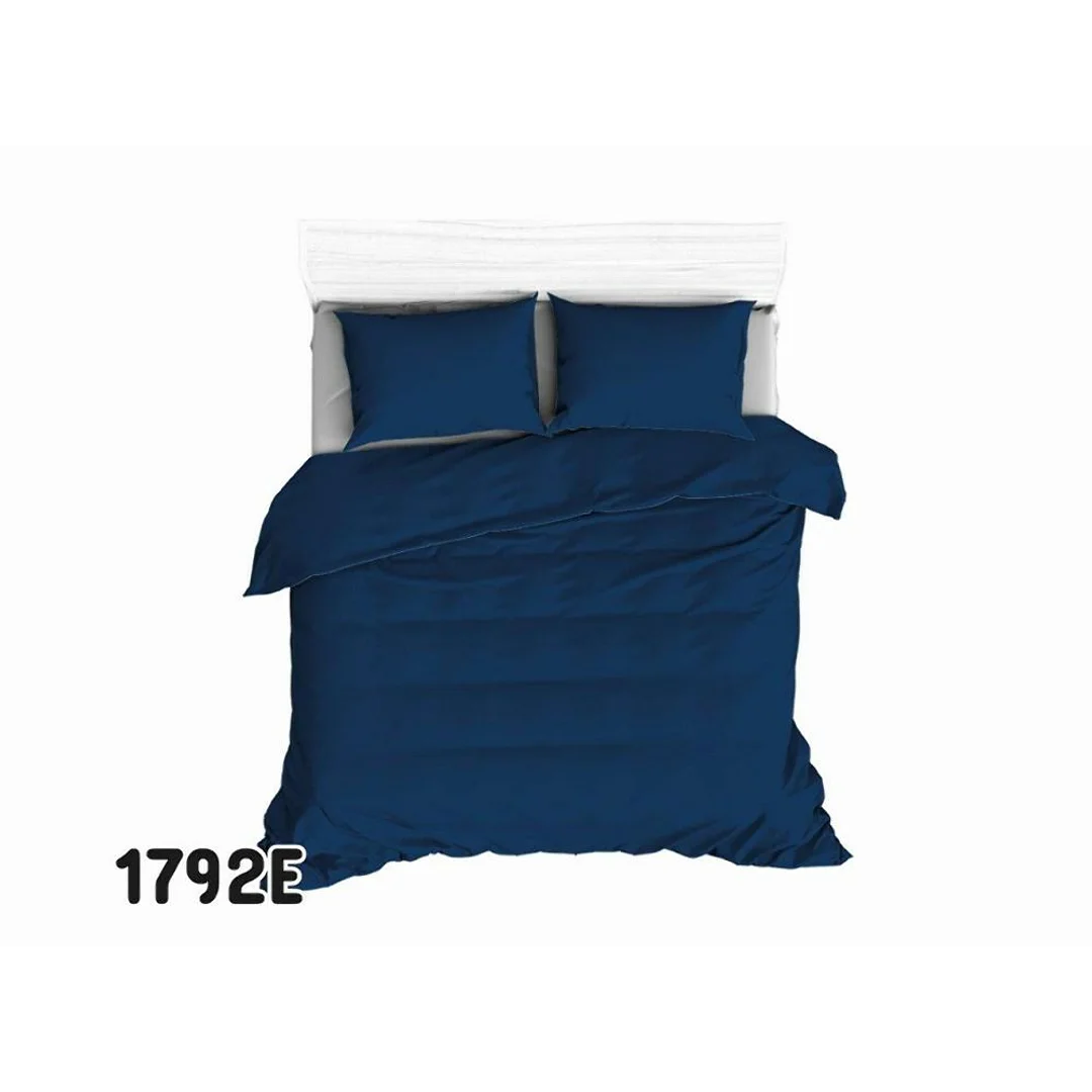 Poszewka bawełniana 40x40 1792E granatowa navy 32 jednobarwna