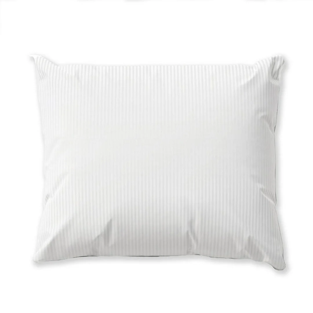 Poszewka bawełniana 70x80 na zakład 20 cm Adamaszkowa pasek 4 mm biała hotelowa PC