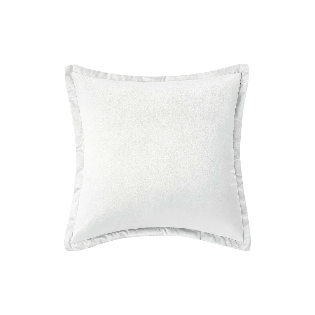 Poszewka dekoracyjna 40x40 biała Soft Velvet