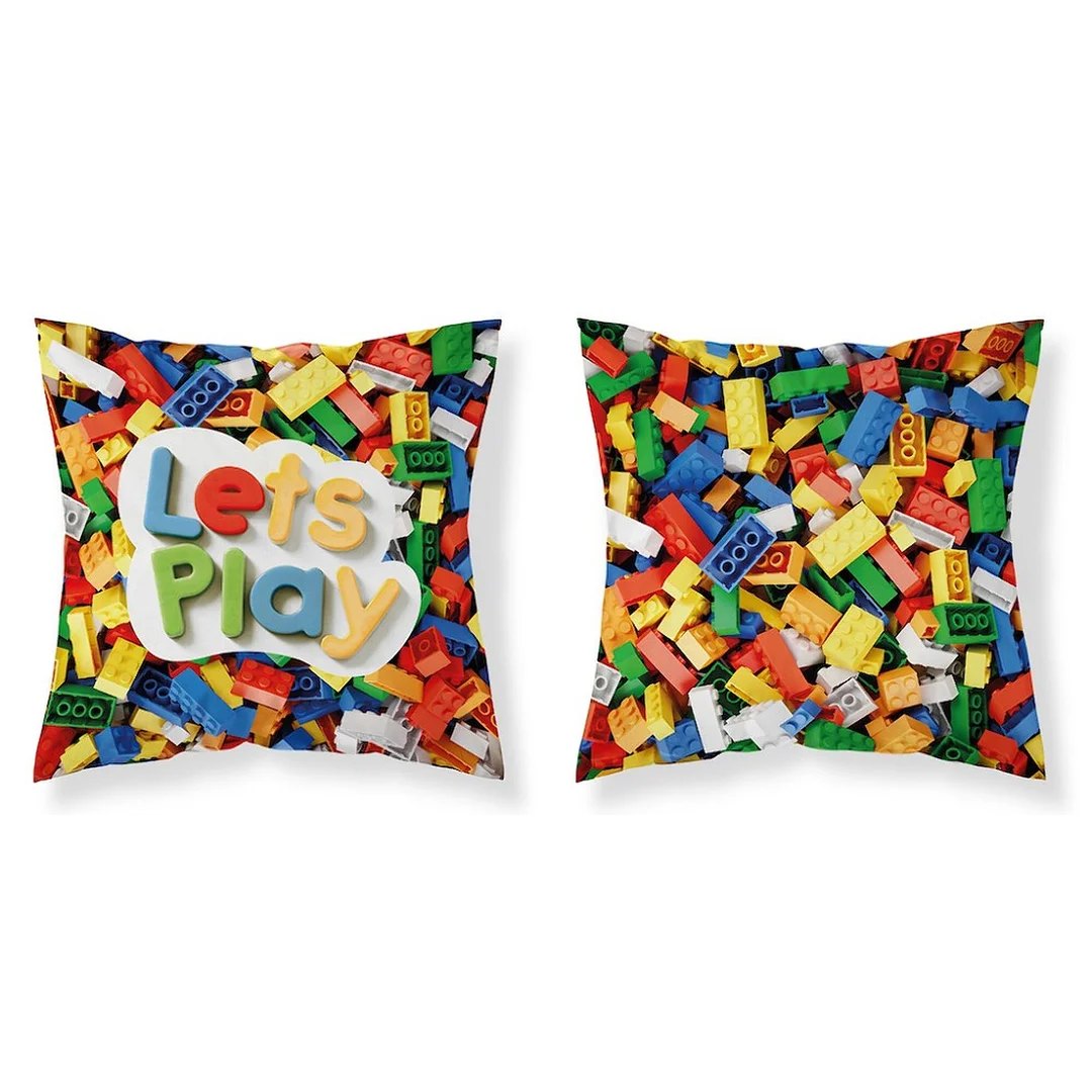 Poszewka dziecięca 40x40 klocki MF 18 Kids 114