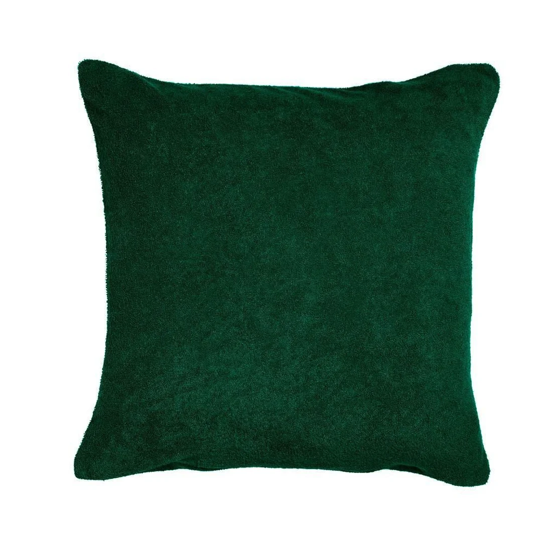 Poszewka frotte 40x40 zielona butelkowa 074 gruba 200g/m2 KARO
