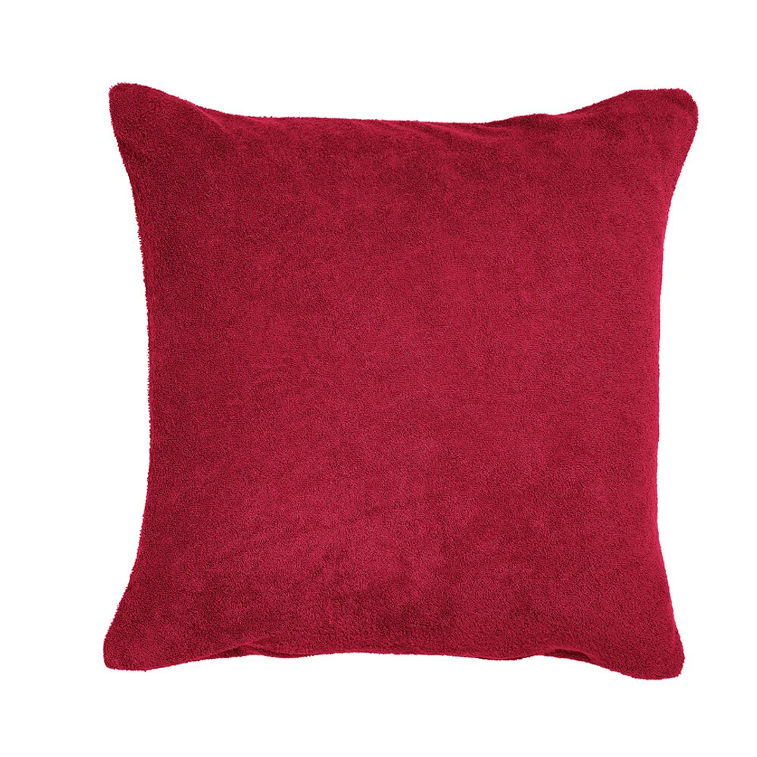Poszewka frotte 50x60 bordowa 026 gruba 200g/m2 KARO