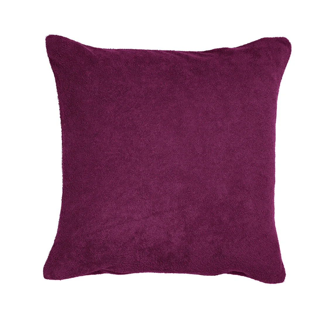Poszewka frotte 50x60 śliwkowa 027 gruba 200g/m2 KARO