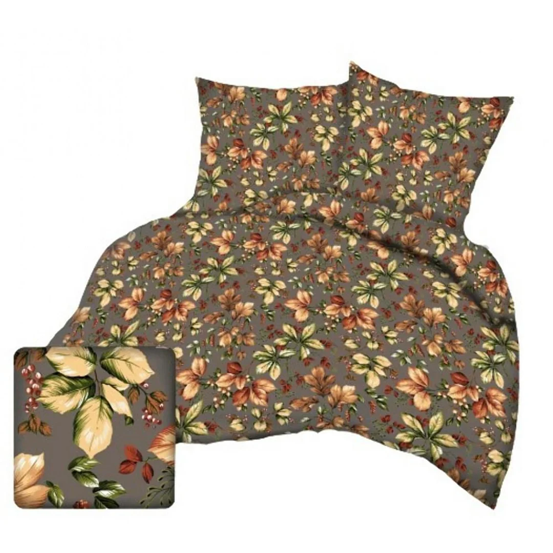 Poszewka z kory 50x60 brązowa żółta liście A-1166 Kora 23