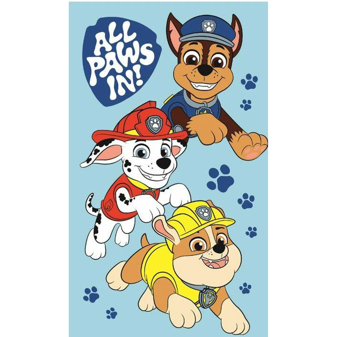 Ręczniczek do przedszkola 30x50 Paw Patrol Boys niebieski dziecięcy bawełniany JF24