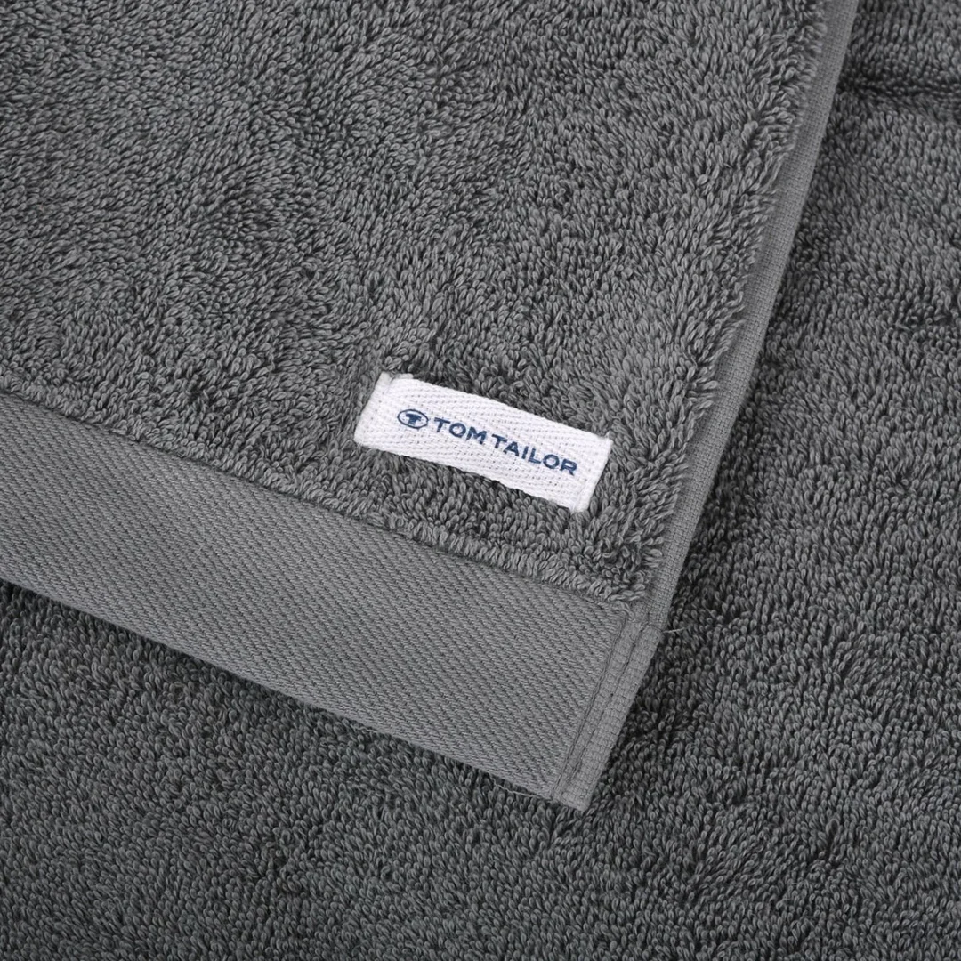Ręcznik 30x50 Tom Tailor grafitowy frotte 500 g/m2