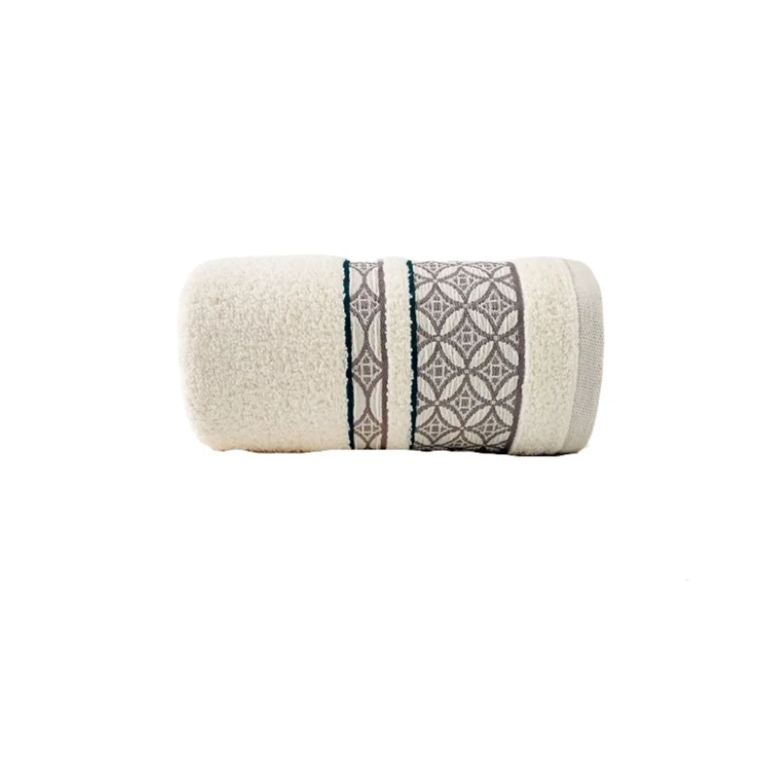 Ręcznik 50x90 Arabiana kremowy 400 g/m2 frotte Greno
