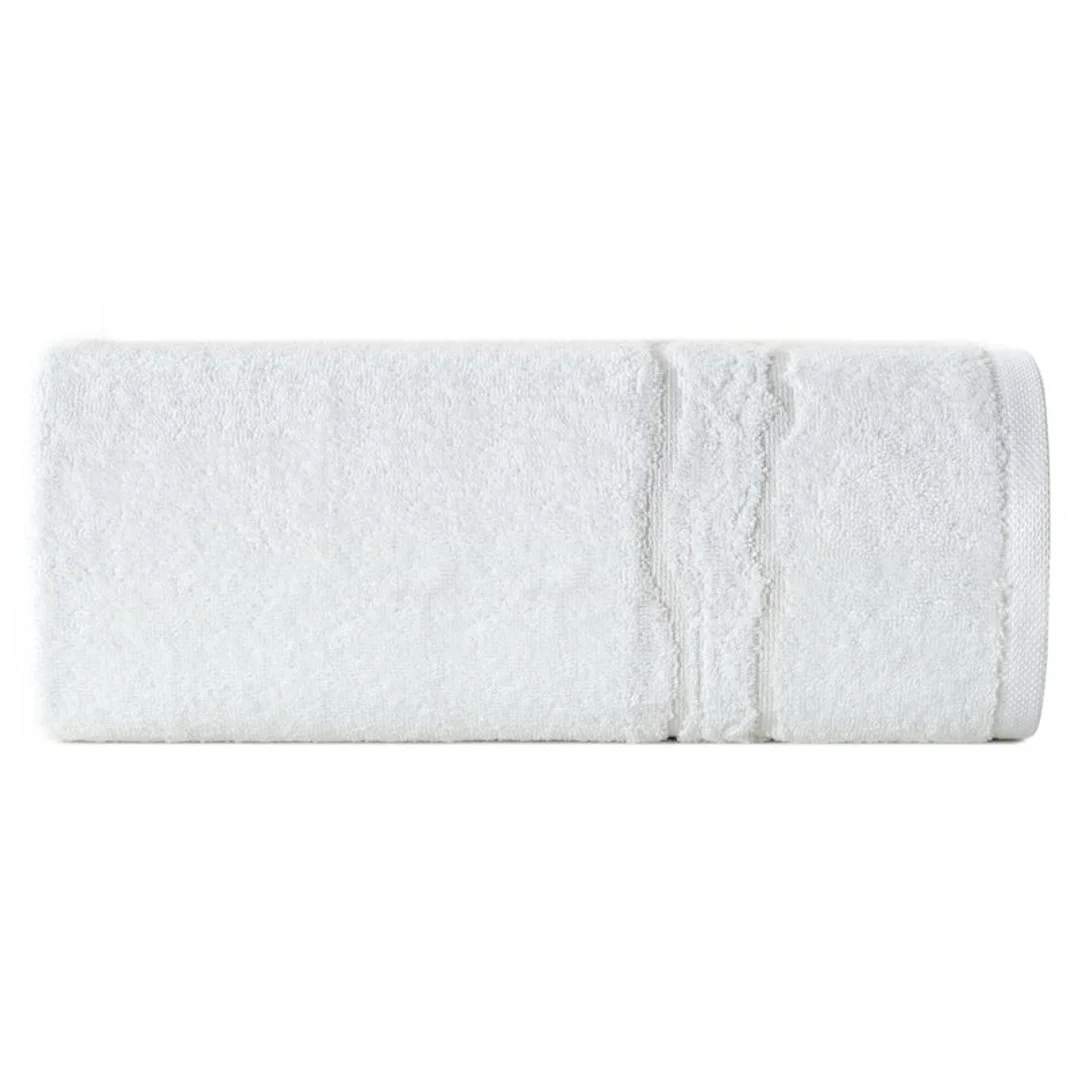 Ręcznik 50x90 Karin 01 biały 500g/m2 Eurofirany