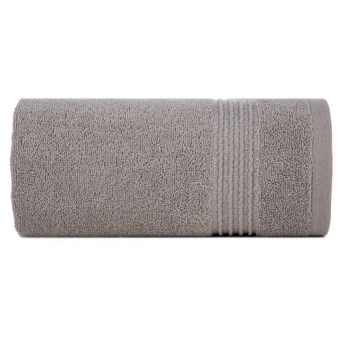 Ręcznik 50x90 Lila 04 szary 500g/m2 Eurofirany
