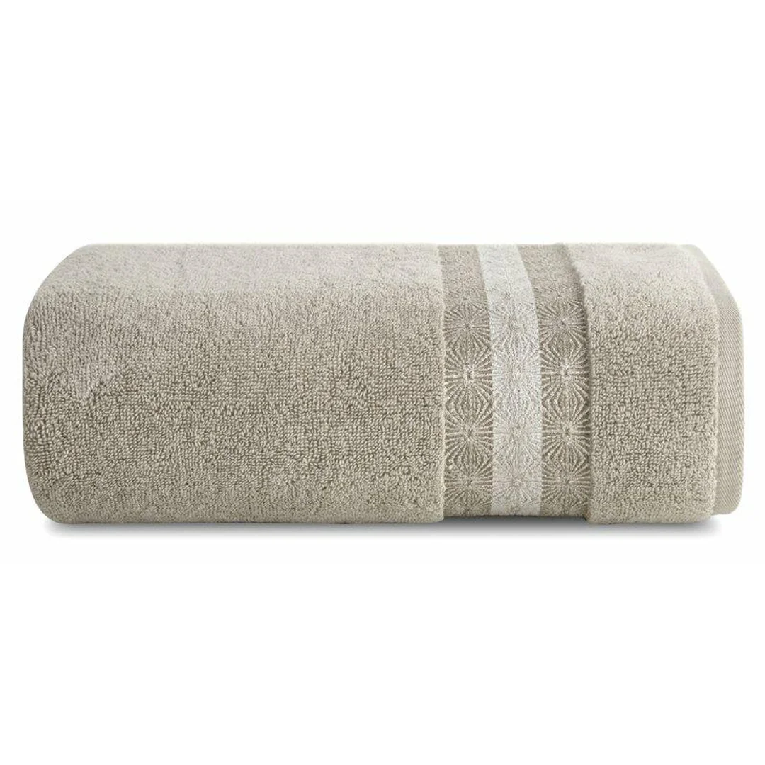 Ręcznik 50x90 Malika beżowy frotte 500g/m2 Eurofirany