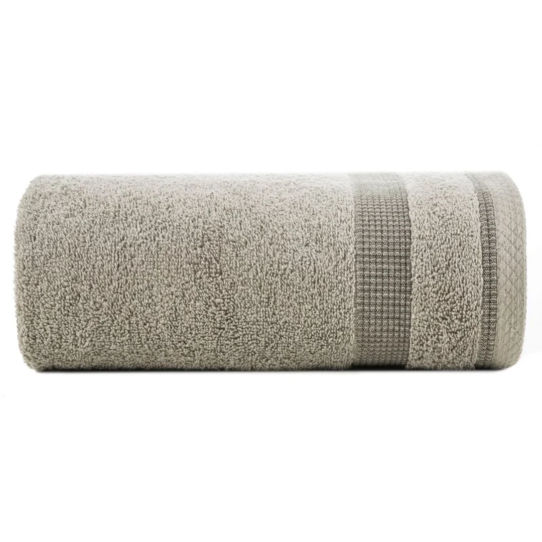 Ręcznik 50x90 Rodos beżowy ciemny 07 frotte 500g/m2 Eurofirany