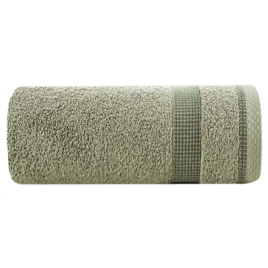 Ręcznik 50x90 Rodos oliwkowy 10 frotte 500g/m2 Eurofirany