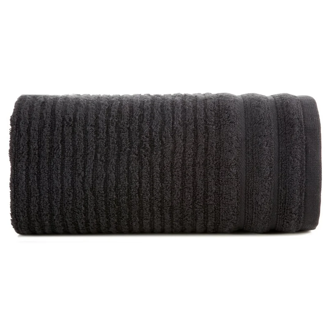 Ręcznik 70x140 Sammy 09 czarny 400g/m2 Eurofirany