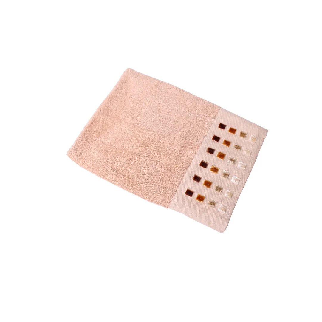 Ręcznik Bambu 50x90 brązowy kostka frotte 500 g/m2 Faro