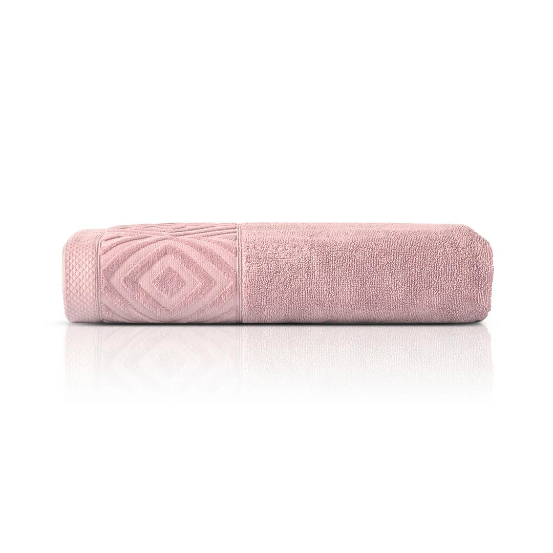 Ręcznik bawełniany Paula 50x90 różowy 550 g/m2