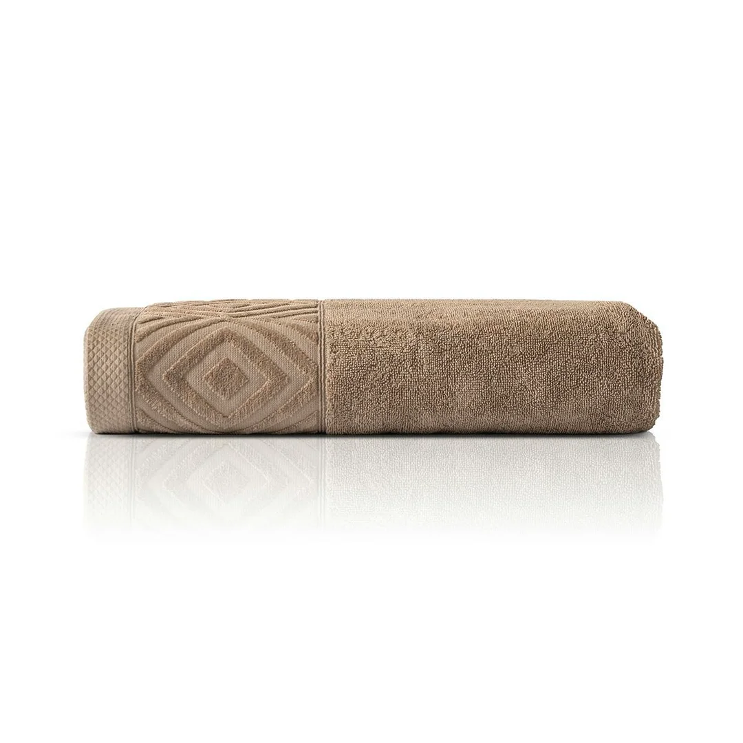 Ręcznik bawełniany Paula 50x90 taupe 550 g/m2