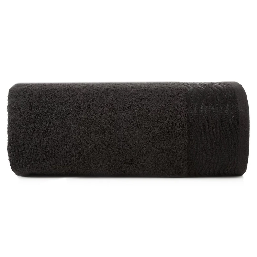 Ręcznik Dafne 50x90 czarny frotte 500 g/m2 Eurofirany
