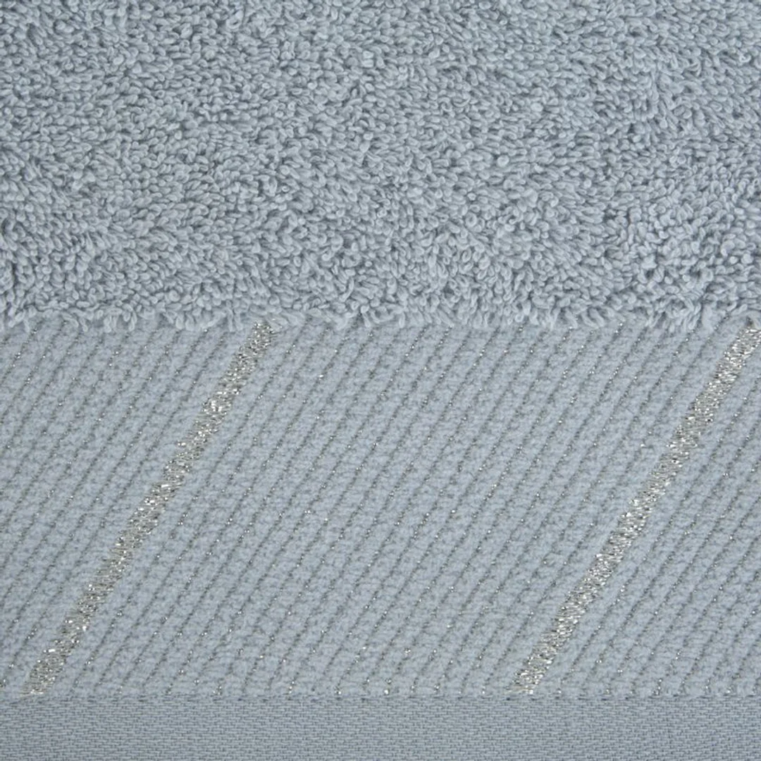 RĘCZNIK EVITA (04) 70X140 CM SREBRNY