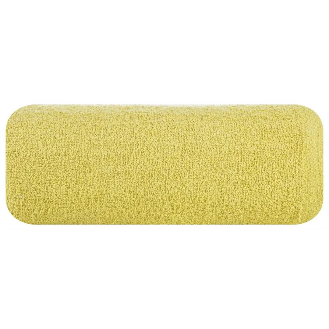 Ręcznik Gładki 1 50x90 31 musztardowy 400g/m2 frotte Eurofirany