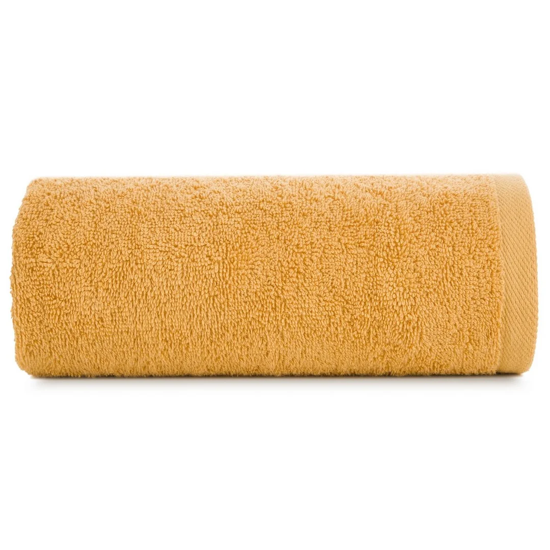 Ręcznik Gładki 2 50x100 musztardowy 33 500g/m2 Eurofirany