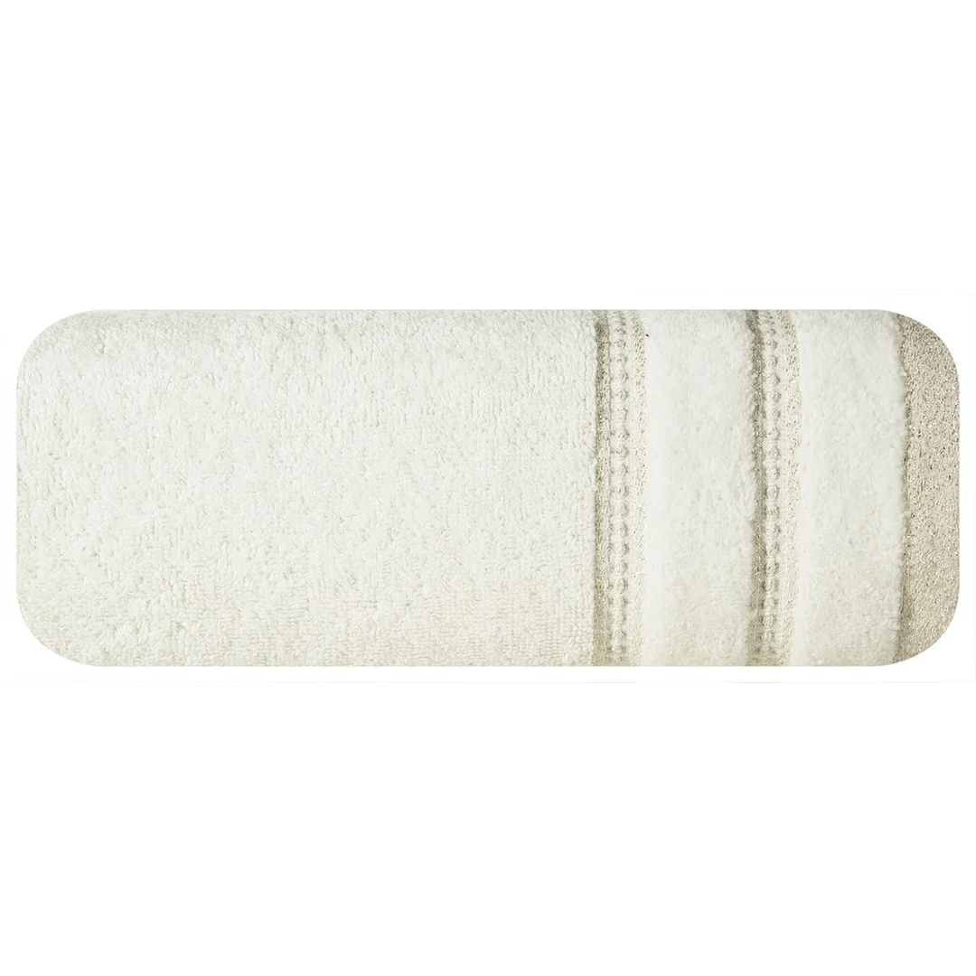 Ręcznik Glory 1 70x140 kremowy 500g/m2 frotte Eurofirany