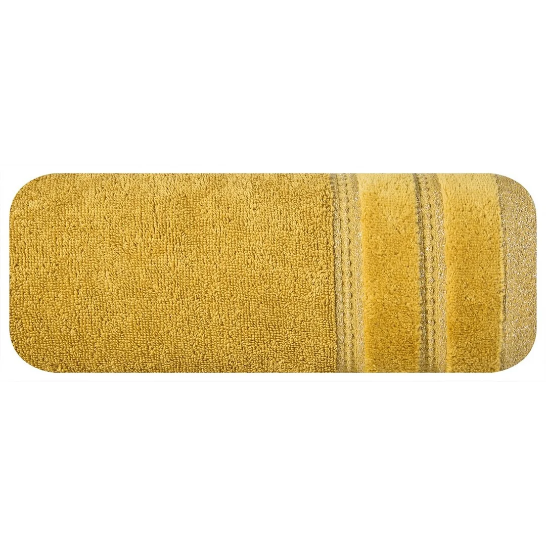Ręcznik Glory 1 70x140 musztardowy 500g/m2 frotte Eurofirany
