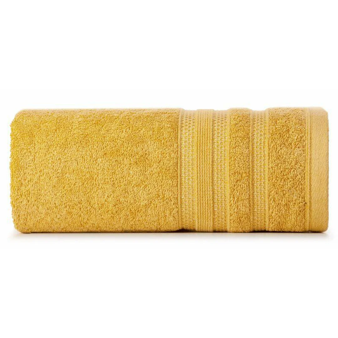 Ręcznik Judy 50x90 musztardowy 500g/m2 Eurofirany